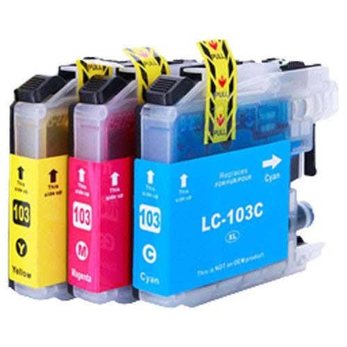 LC103 (Replaces LC101) Color Compatible High Yield Ink Cartridge 3-Pack